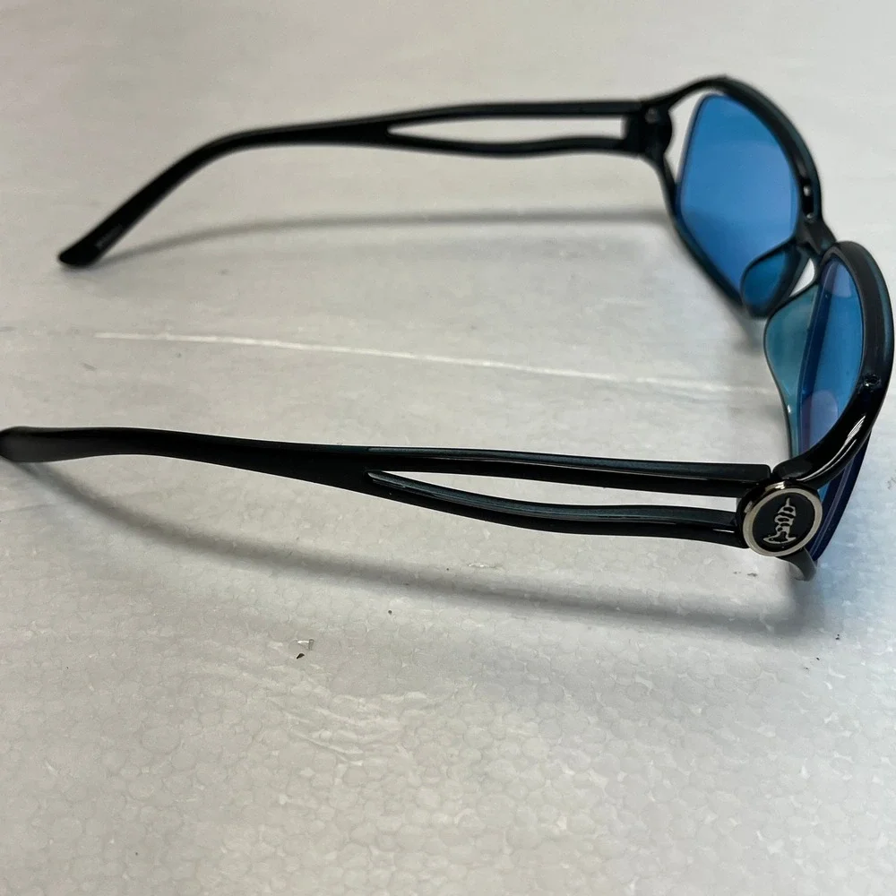 Zenni Optical Blue Lenses‎ Sunglasses Rectangular Frame Model 235521